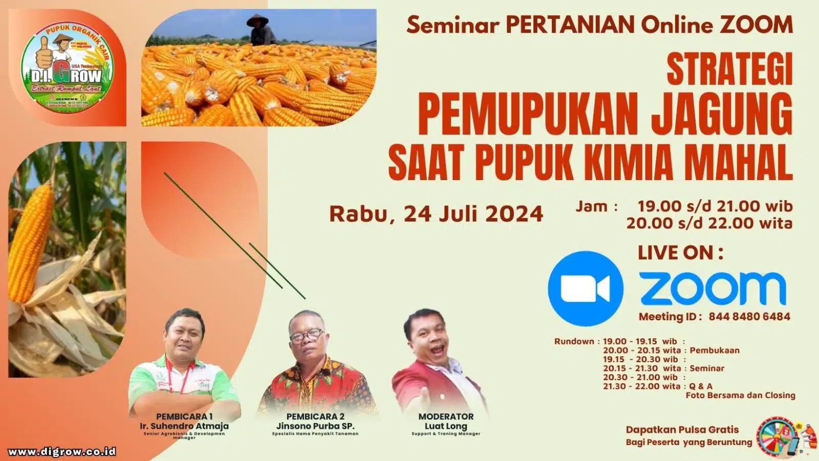 Read more about the article SEMINAR NASIONAL ONLINE TEMA JAGUNG
