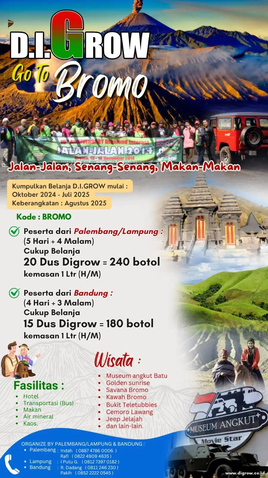 Read more about the article DIGROW GO TO BROMO