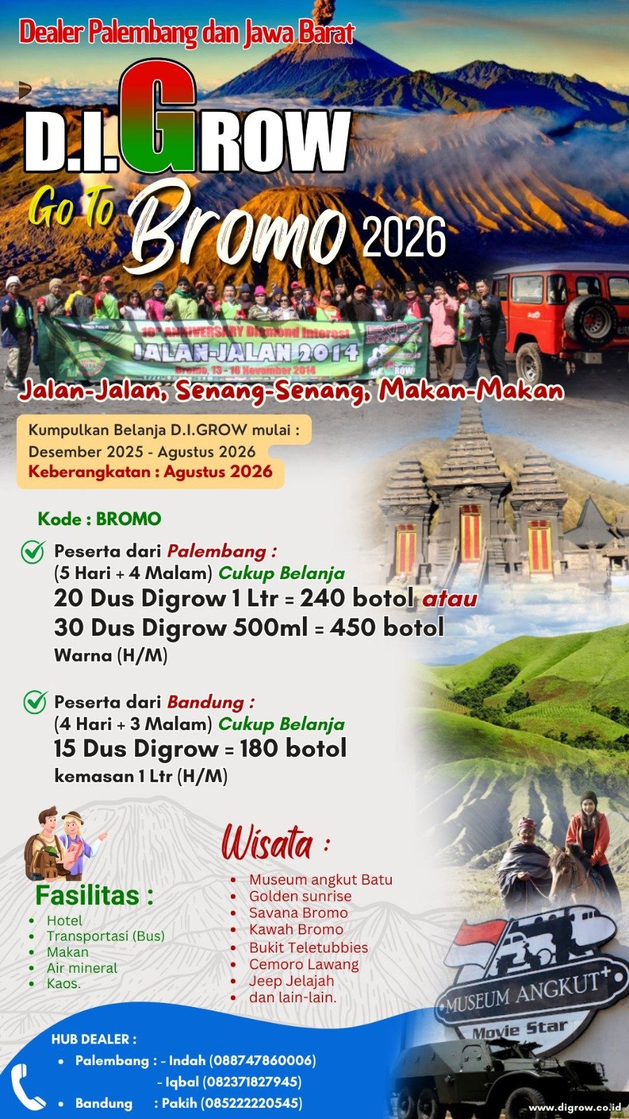 Read more about the article DI.GROW GO TO BROMO 2026