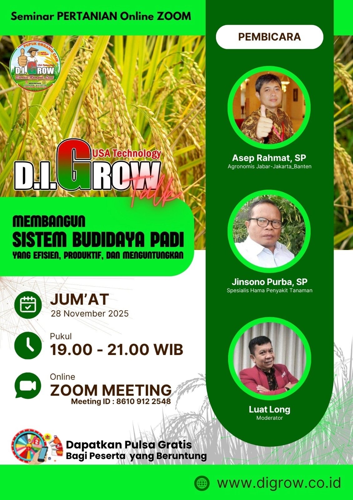 Read more about the article SEMINAR NASIONAL BUDIDAYA PADI