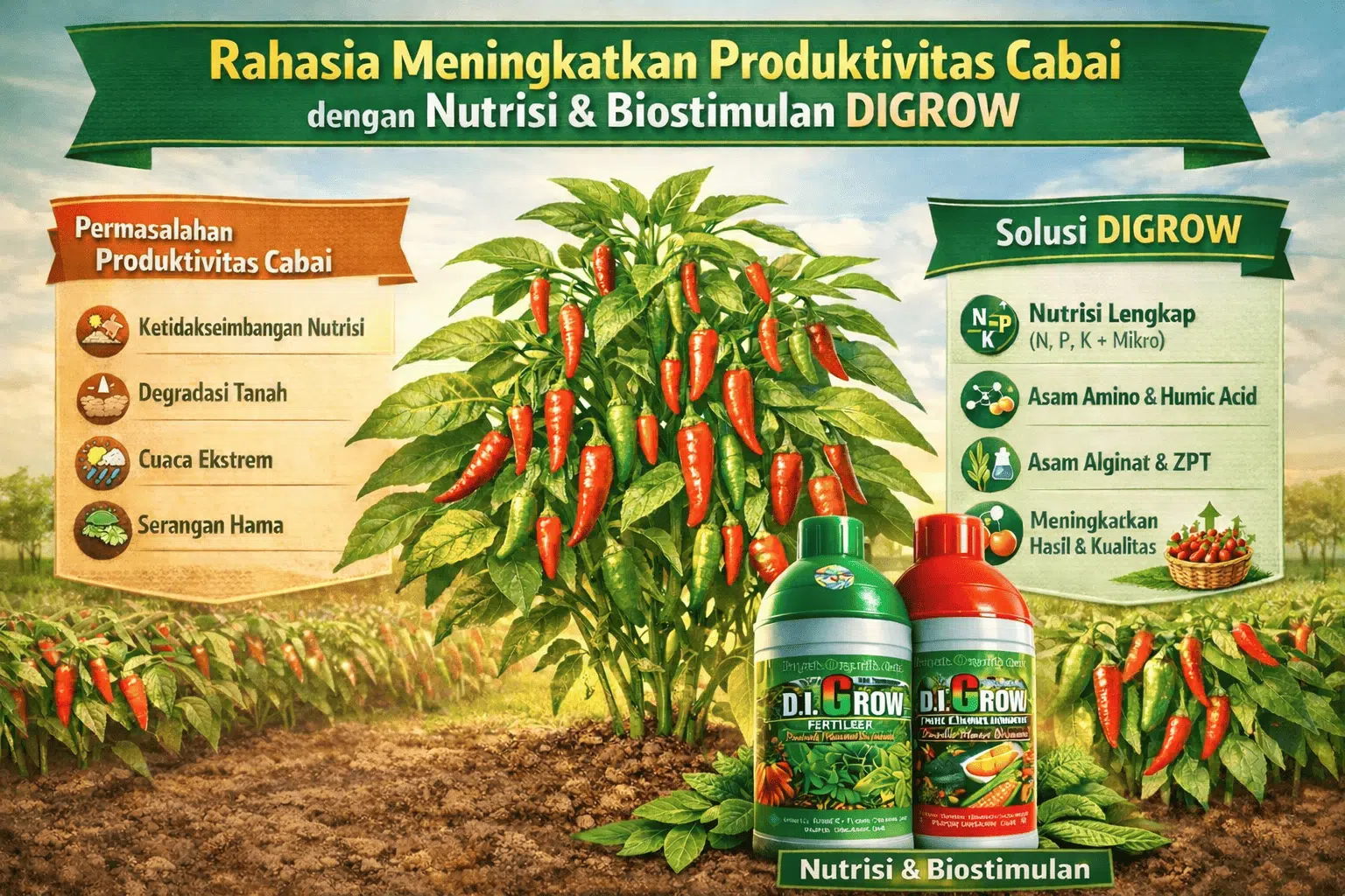 Read more about the article Rahasia Meningkatkan Produktivitas Cabai